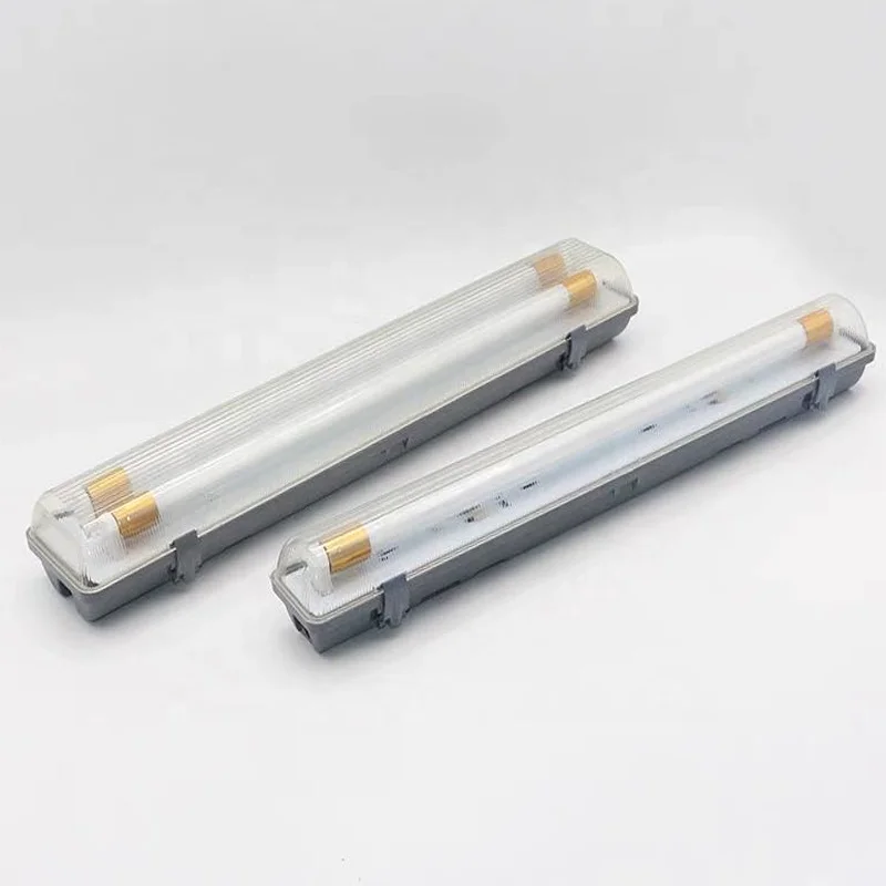 Triproof Linear Light 18W 2x18w 3x18w Waterproof IP65 T8 Led Batten Twin Tube Light Fitting Batten Fitting LED Triproof Light