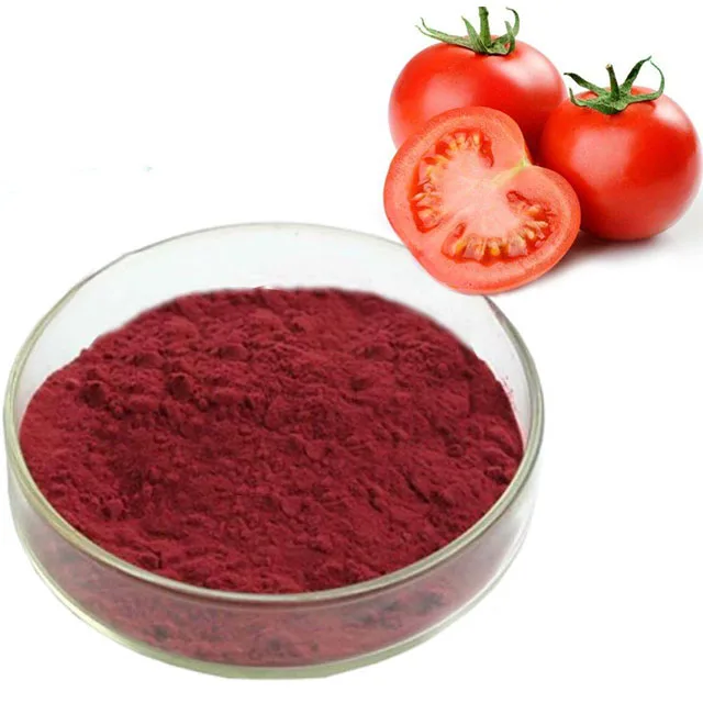 good price Tomato extract water soluable 5%- 99% Carotenoids pigment  Lycopene powder