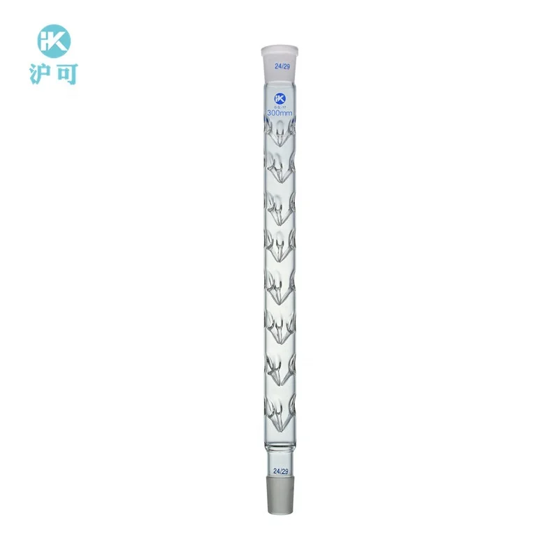Glass Vigreux Fractionating Column Distillation Column Condenser with ST Joint