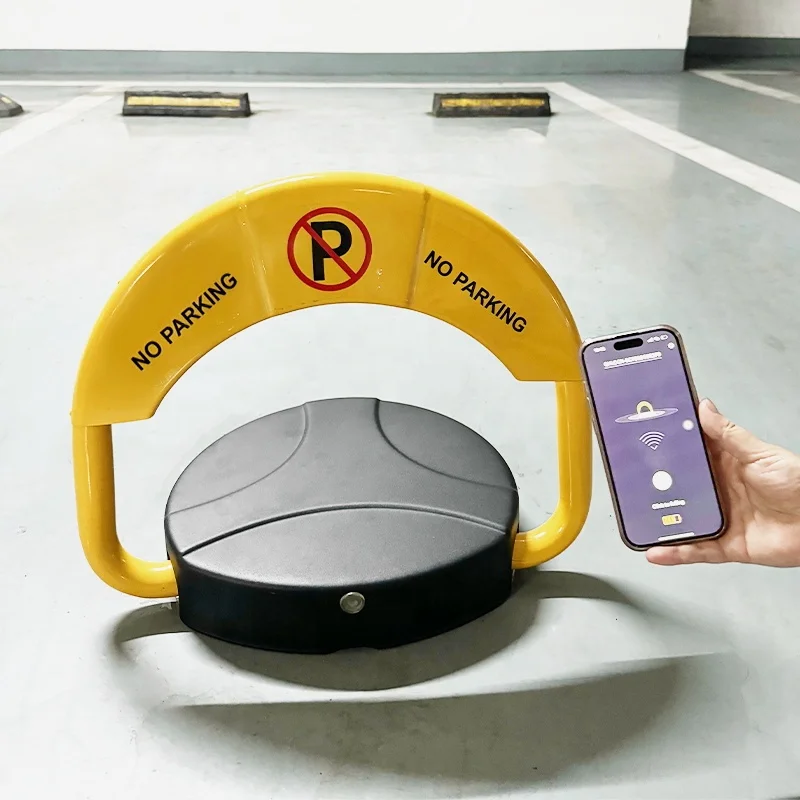 Eu Standard Remote Control Parking Lot Lock Car Parking Space Keeper Smart App Blue Tooth Control No Parking Lock
