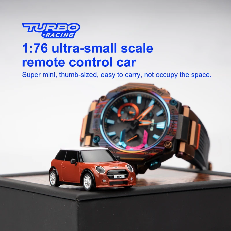 Turbo Racing Mini Cooper DIY RTR RC Toy Car 1/76th Scale Mini Radio Control RC Car