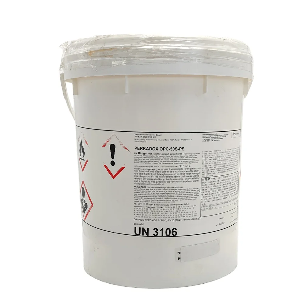 Perkadox PD-50S-ps DCBP peroxide used in the crosslinking of silicone ...