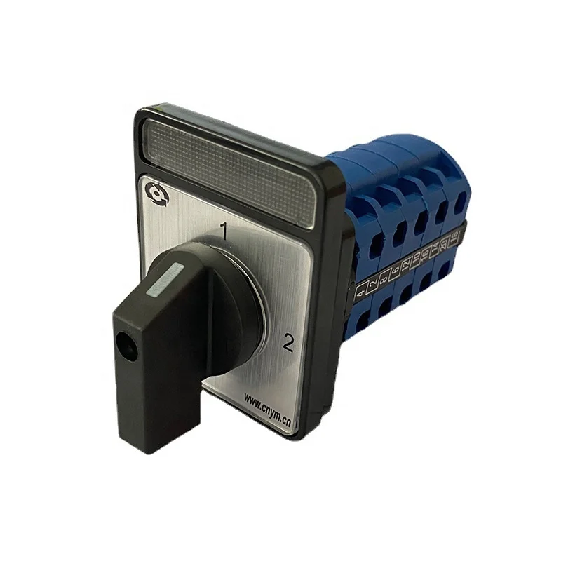 ROTARY SWITCH LW26-20 20A 4.I7168/7 20A, 7 LEVELS ,8 POSITIONS | ELMARK LW26-20 YMW26 Series Silver 1-8 Poles 20A 690V Control Power Rotar