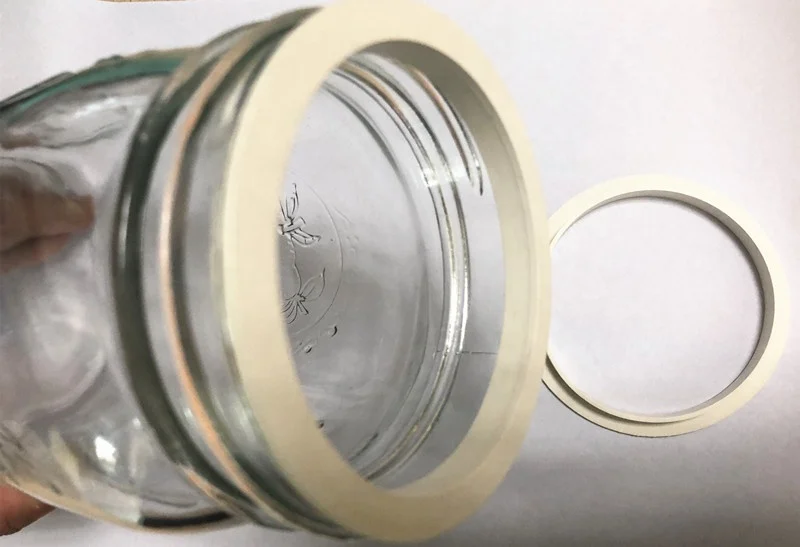 FUWIND Confezione da 6 Coperchi in Legno a Tutto Sigillato, Coperchi in Legno per Palline, Barattoli Kerr, Materiale per Uso Alimentare, Ermetico per Barattoli 72 Mm