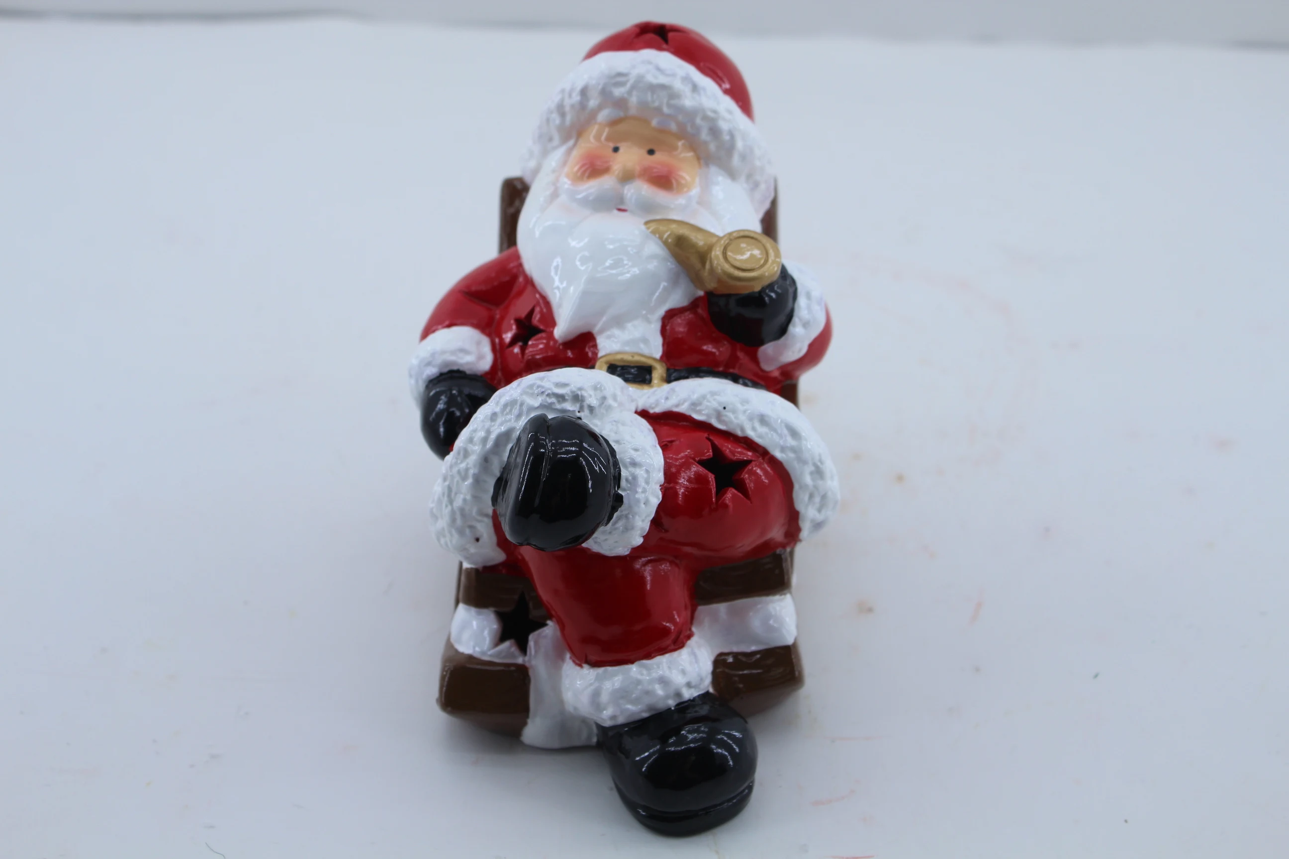 buy ceramic christmas santa,santa with led lights,led ceram c