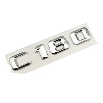 3D Chrome Letters For Cars Mercedes C200 C220 C260 C300 C320 4MATIC W205 W204 W203 Emblem Badge Logo Sticker Trunk Accessories