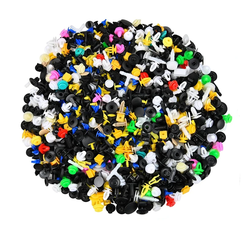 Universal Mixed Auto Fastener Car Push Retainer Clips Auto Plastic Mixed Push Retainer Clips Plastic Screw for Car