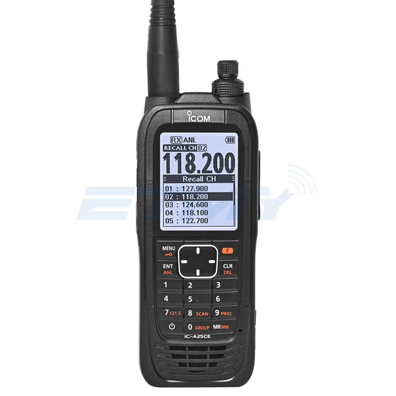 Icom Original Aviation Ht Incorporated Walkie-talkie Ic-a25n Air Walkie ...