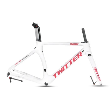 TWITTER ロードバイクフレーム サイズS TWITTER R10-Disc Carbon Road Frame Set – T800, 700C, Thru Axle