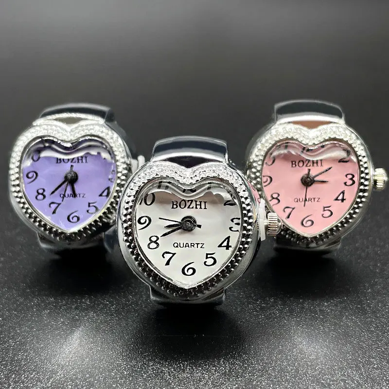 2 Orologi Ad Anello Al Quarzo Per Donne E Uomini | Design Glitterato E Vintage | Regalo Creativo Per Compleanno