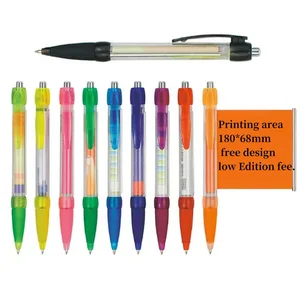 2026 Customized Multi-Functional Advertising Pen 1.0mm Writing Width Low-Cost Paper-Pulling Color Pattern Banner Metal Material