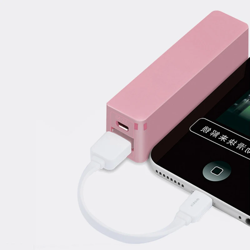MIQ Custom OEM Keyring Powerbank 2600 MAh 18650 Power Bank Portable Charger 2600mah Veger Power Bank