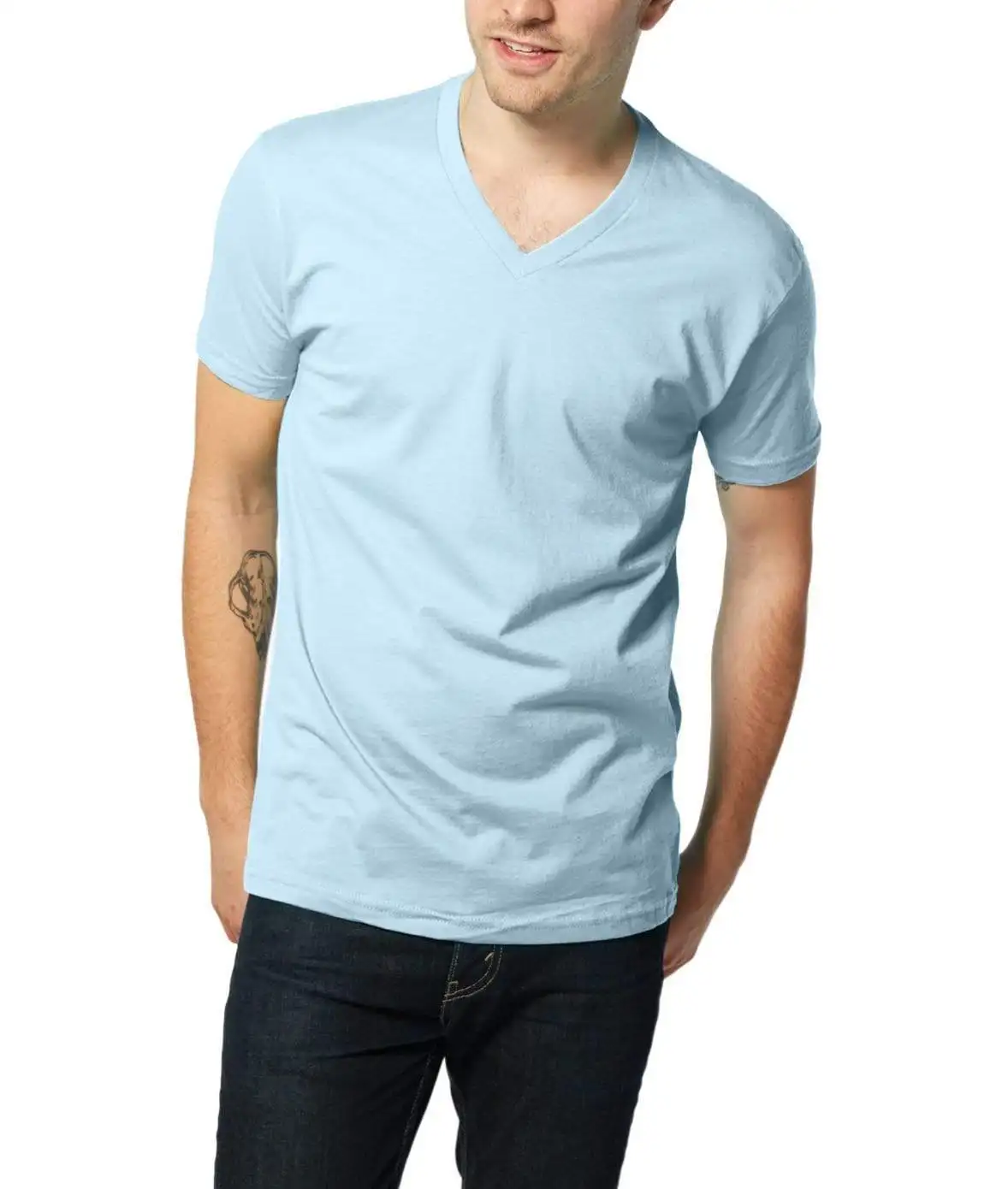 soft v neck t shirts wholesale