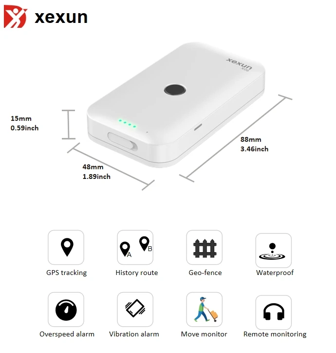 Xexun Wallet With Smart Tag Ble Android J16 4G Luggage Gps Tag Gps Memory Card Itag Gps Locator Localizador Tracker