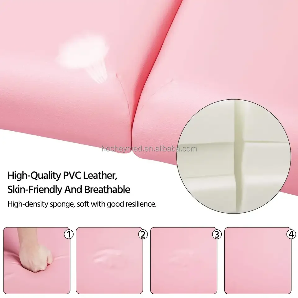 Hochey Modern 3 Fold Massage Bed Camillas Microblading Camilla De