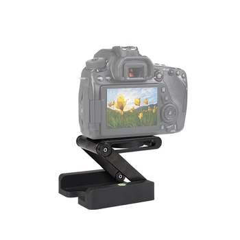 Kaliou B010 Z-type Quick-folding Pan/tilt, Plastic Pleated Slide Rail Base Macro Quick Release Plate Bracket detail image