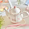 850ml pink tea pot