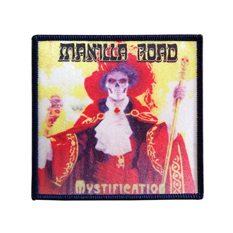 Customized Sublimation Printing Iron On Patches For Jeans With Merrow ...