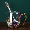 Purple-Cup+Spoon-Short Style(330ml)