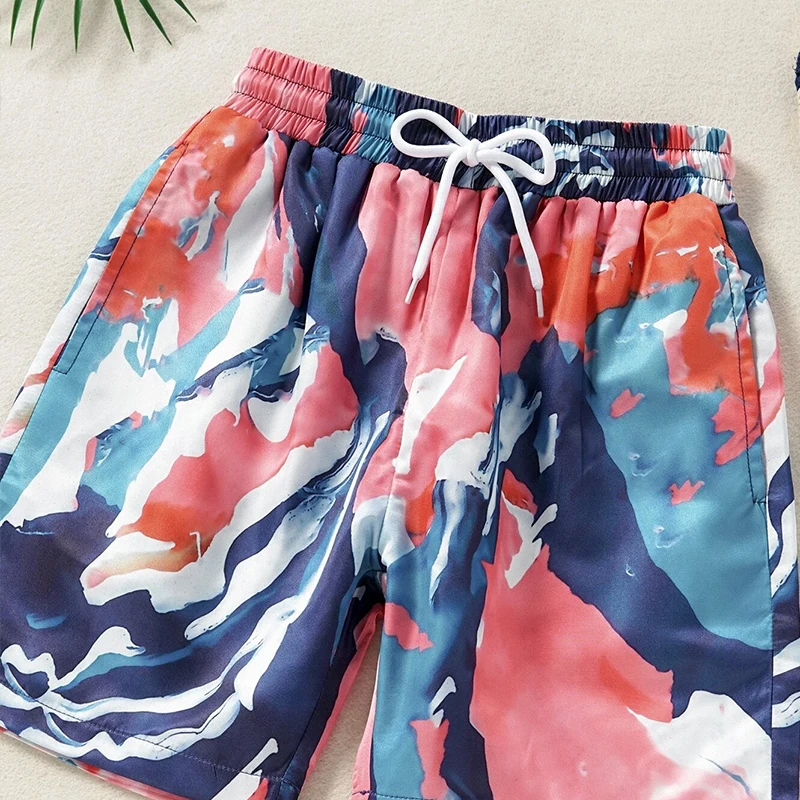 Fashion Surfing Boy Beach Short Pant Swim Shorts Child Bathing Suit Kids Swimming Trunks manufacture