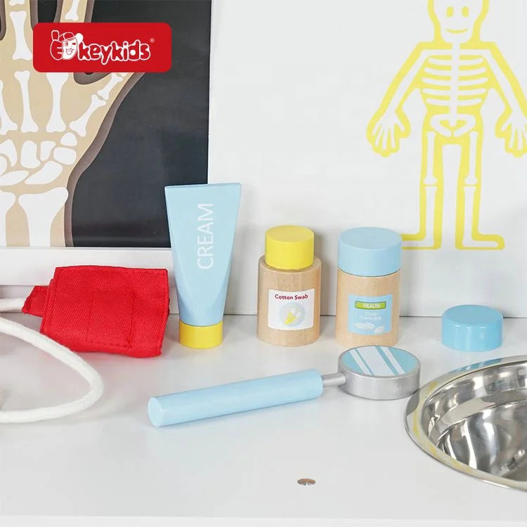 16 шт., детский деревянный Медицинский Набор