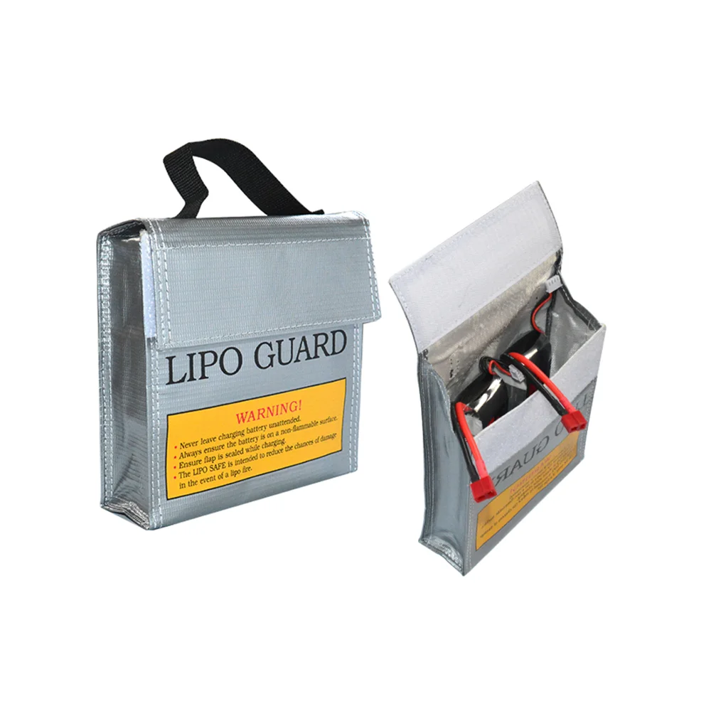 Silver Fireproof Exlosionproof Explosionproof Lipo Battery Safe Bag