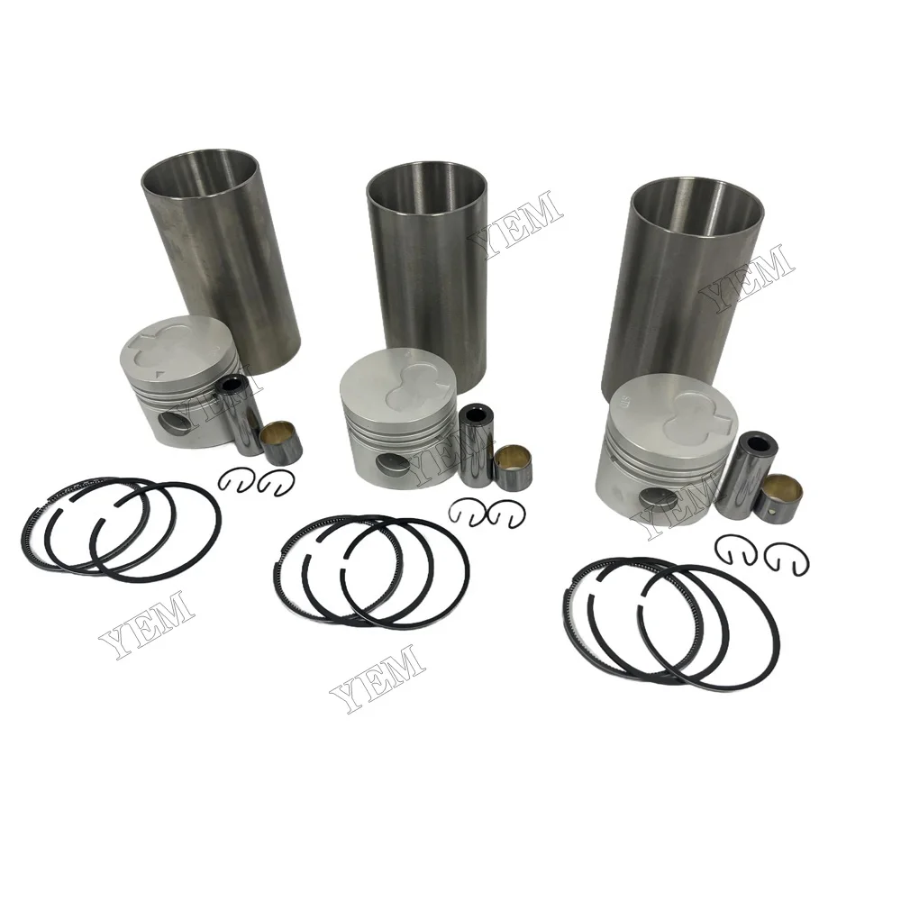Cylinder Liner Kit Fit for Mitsubishi K3H Engine 6