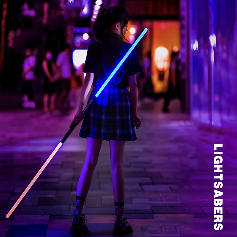 Индивидуальный световой меч LGT SABERSTUDIO DamienSaber оптовая продажа тяжелый дуэлированный RGB NEO с плавными качели
