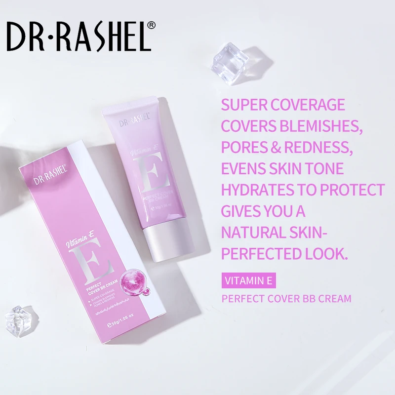 DR RASHEL Brightening Oil Control Perfect Cover Concealer Foundation Vitamin E BB Cream