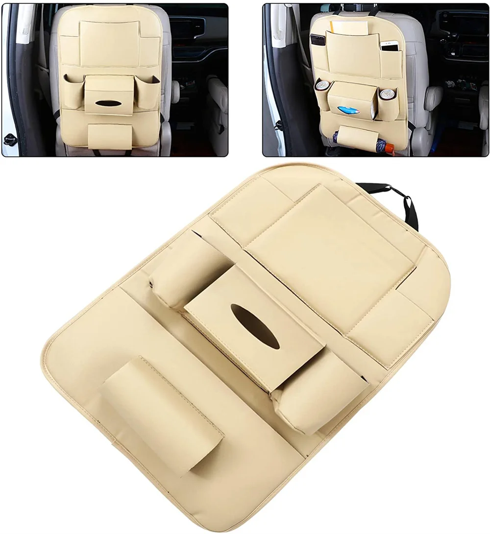 Новинка Лидер продаж высококачественный Органайзер из искусственной кожи на заднее сиденье автомобиля сумка для хранения заднем карман детей аксессуары