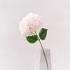 Une seule branche rose tendre