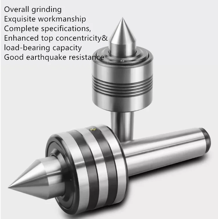 MT1 Live Center Morse Taper 1MT Triple Bearing Lathe Medium Duty CNC 0.0002