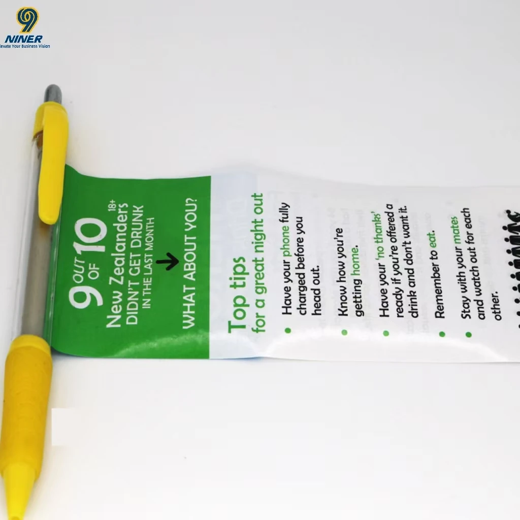 Customized Advertising Paper Pens, Creative Gift Pens, Metal Pull Pens, Enterprise logo Customization preview 3