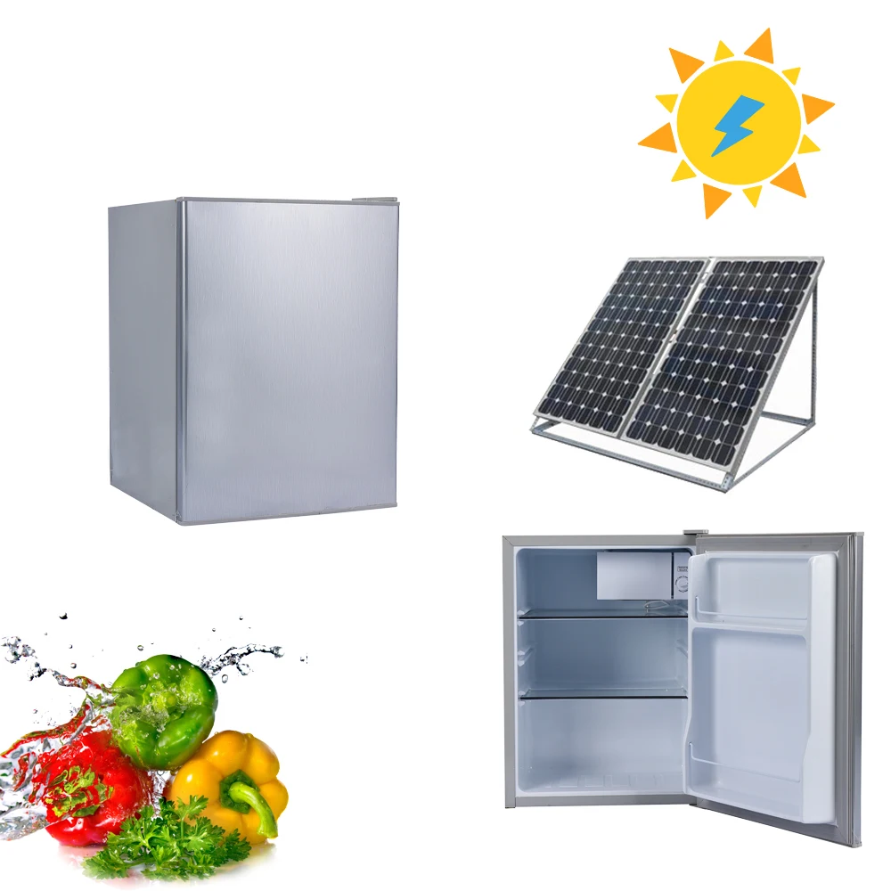 China Wholesale High Quality  Single Door Refrigerator 70 Litres Outdoor Fridge Solar Powered DC 12 off Grid Use