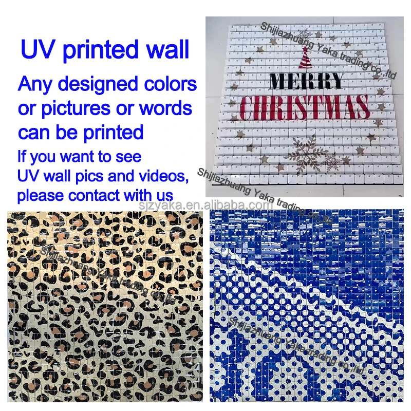 New Type Interlock Clip System Interlocking Glitter Panel Wedding Party Events Use Sequin Panels Shimmer Wall Backdrop