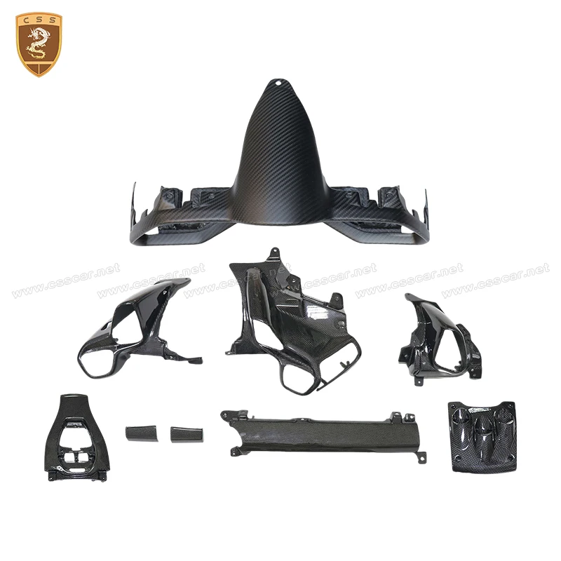 Style Dry Carbon Fiber Central Control Dashboard Air Conditioner Instrument Cluster Cover