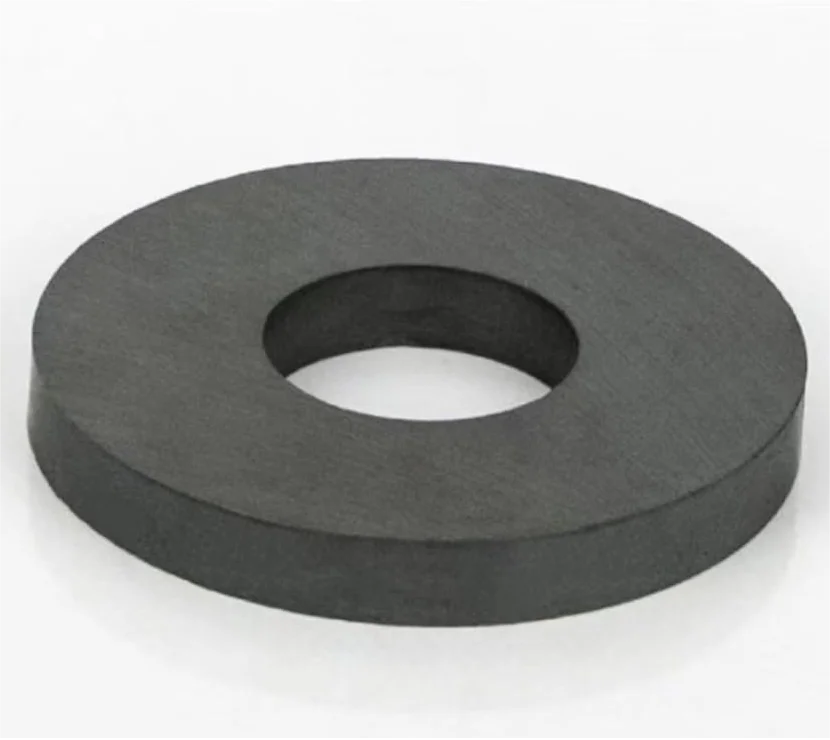 Ferrite 30mm - 280mm Diameter Donut Ferrite Ring Speaker Magnet Ceramic Ferrite Magnet Ring for Speakers and BLDC Motors