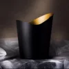 1 handle black inner gold
