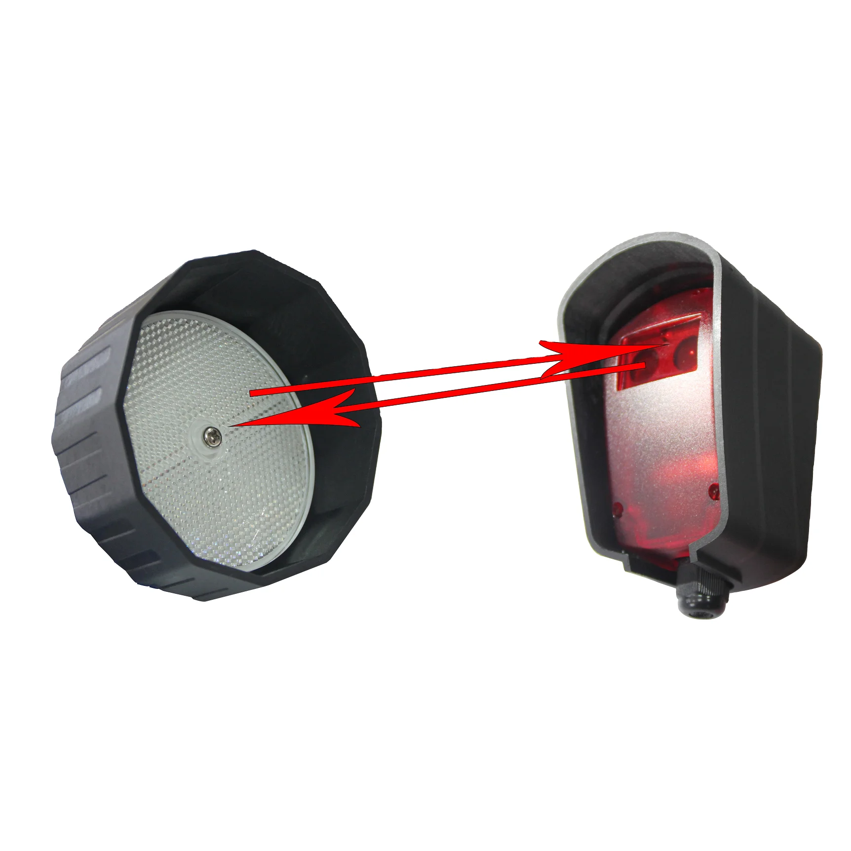 EG362 Ready to Ship Fast Shipping Reflective Infrared Sensor for Gate Openers Universal Reflective Photocell Beam OEMODM Factory