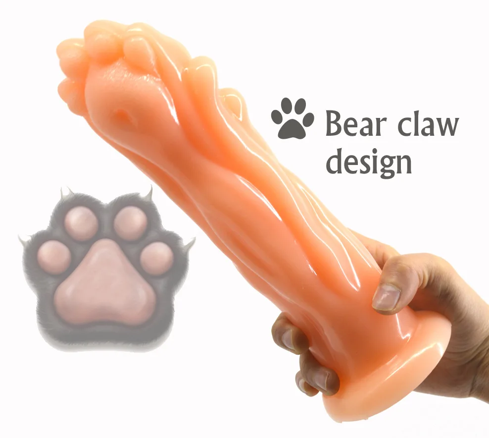 FAAK Bear Claw Anal Plug Hot Sale Male Toys Fetish Erotic Animal Dildos