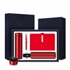 3pcs set [cup + notebook +  pen] red