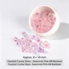 Swarovski pink ab color