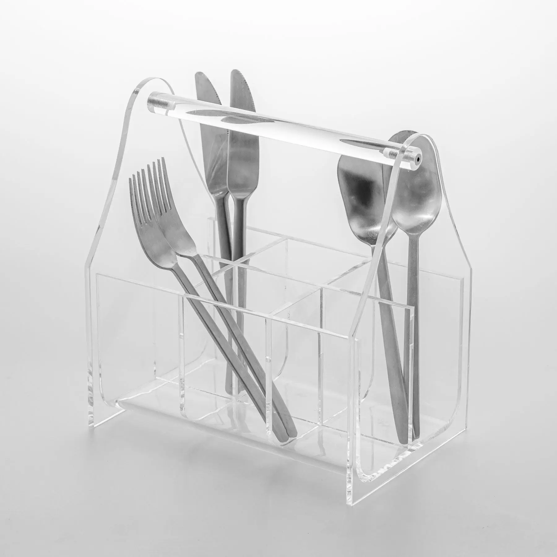 Confezione Da 4 Vassoi Organizer Per Cassetti In Acrilico Di Alta Qualita Resistenti Alle Crepe Multi U~p143194689