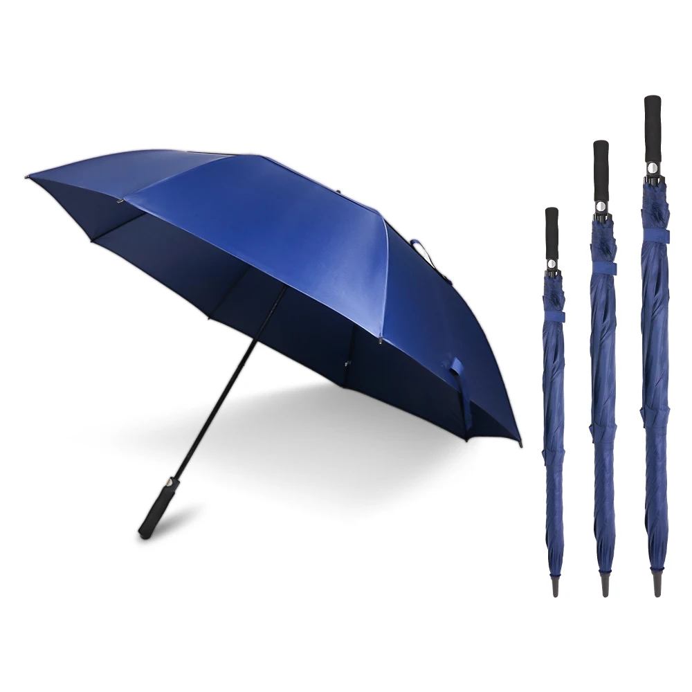 Wholesale Rain Umbrella Custom Print Logo 30 Inch Large Golf Straight