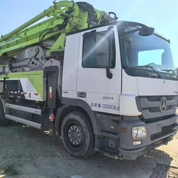 2020 Year Zoomlion 49m Truck Mounted With Benz Chassis 4-Axles Second Hand Hydraulic Beton Used Concrete Pump Truck