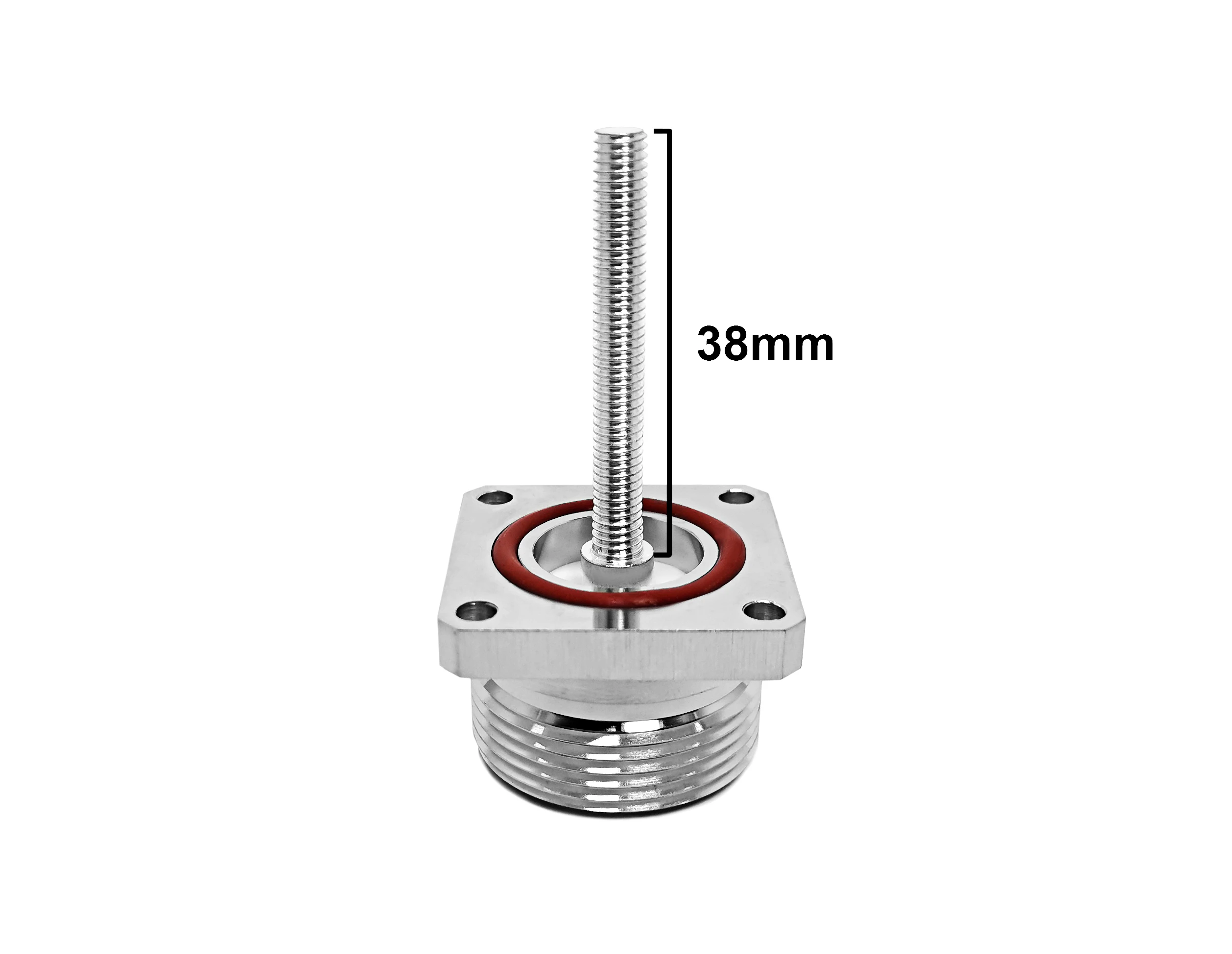 Din 7/16 L29  female jack M5 screw thread length 38mm rf coaxial connector details