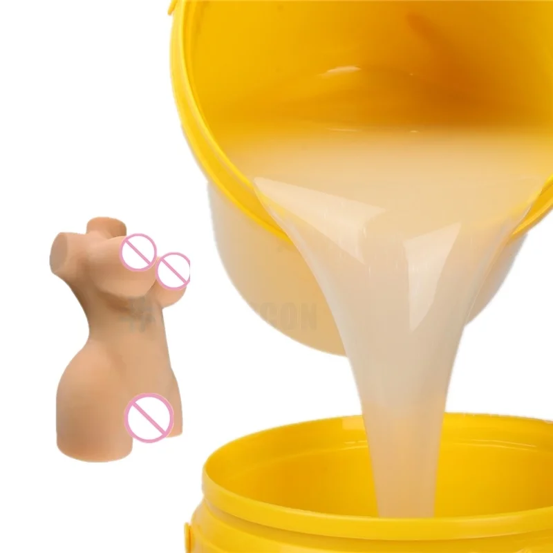 Food Grade Liquid Rtv2 Silicone Rubber for Artificial Vagina Model  Sexual Equipment Toys Making