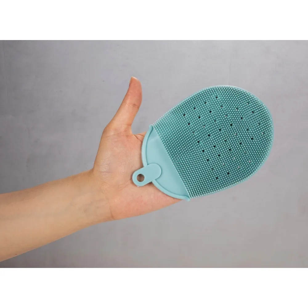 Magic Silicone Sponge Dish Washing Glove Brush Mittens for Scrubbing and Cleaning