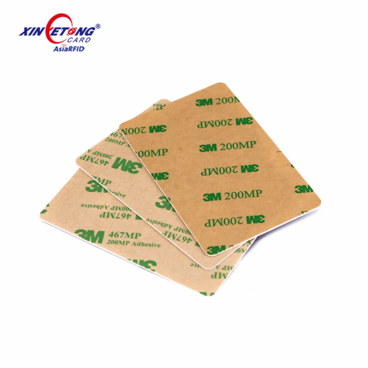 PVC Smart Card With Strong Adhesive on the Back