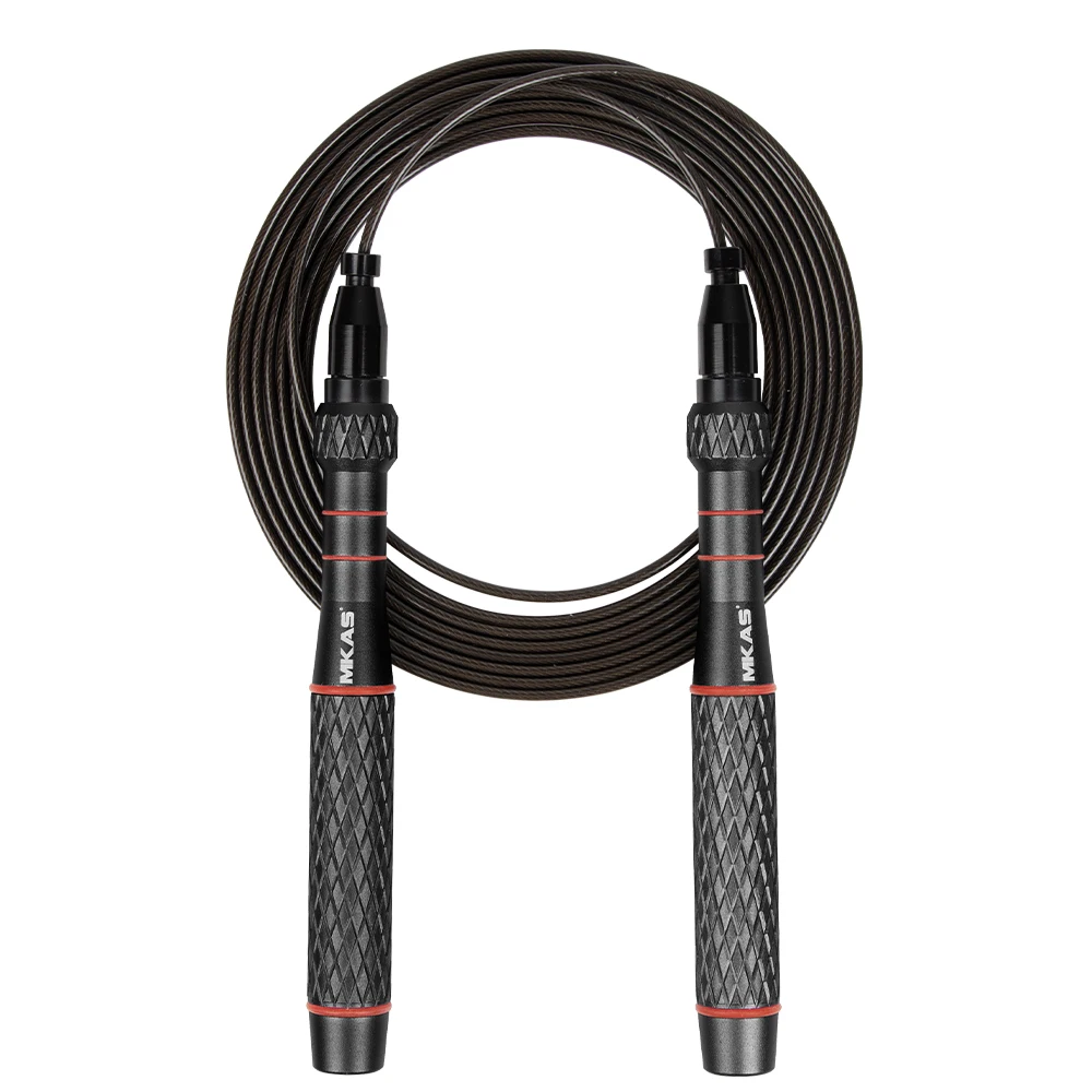 Jog Rope MKAS Adjustable Metal Jump Rope Workout for Fitness, Home Exercise ...